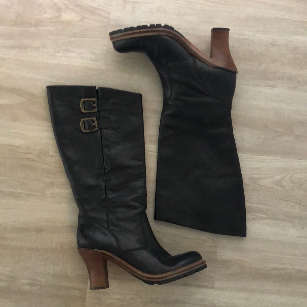 Frye Mildred Eng Pull Leather Boots